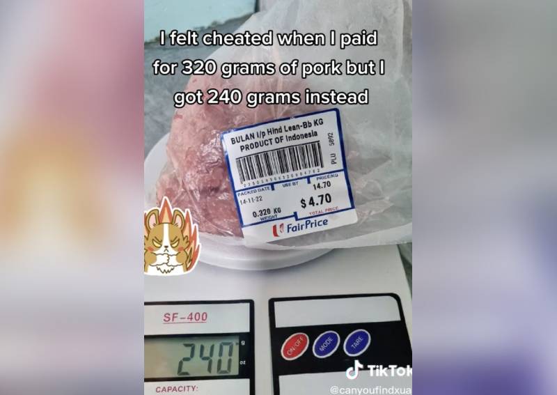 Unfair Price Woman Says She felt Cheated After Finding Pork From 